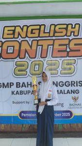 Venezia Queen, Sang Juara 1 Pidato Bahasa Inggris